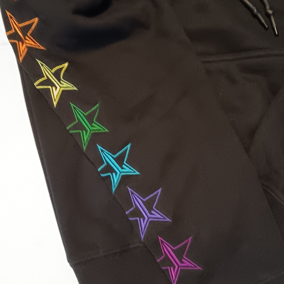 Jeffree Star Rainbow Star Hoodie Medium NEW - Picture 4 of 8